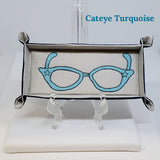 Desk Organizers, Office, Eyewear Rest, 7"L x 3"W x 1"H, Choose From a Variety of Style Illustrations and Colors.